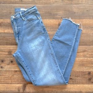 Frame Denim | Le High Skinny | Cascade Hem | Sz 30 | Cotton stretch